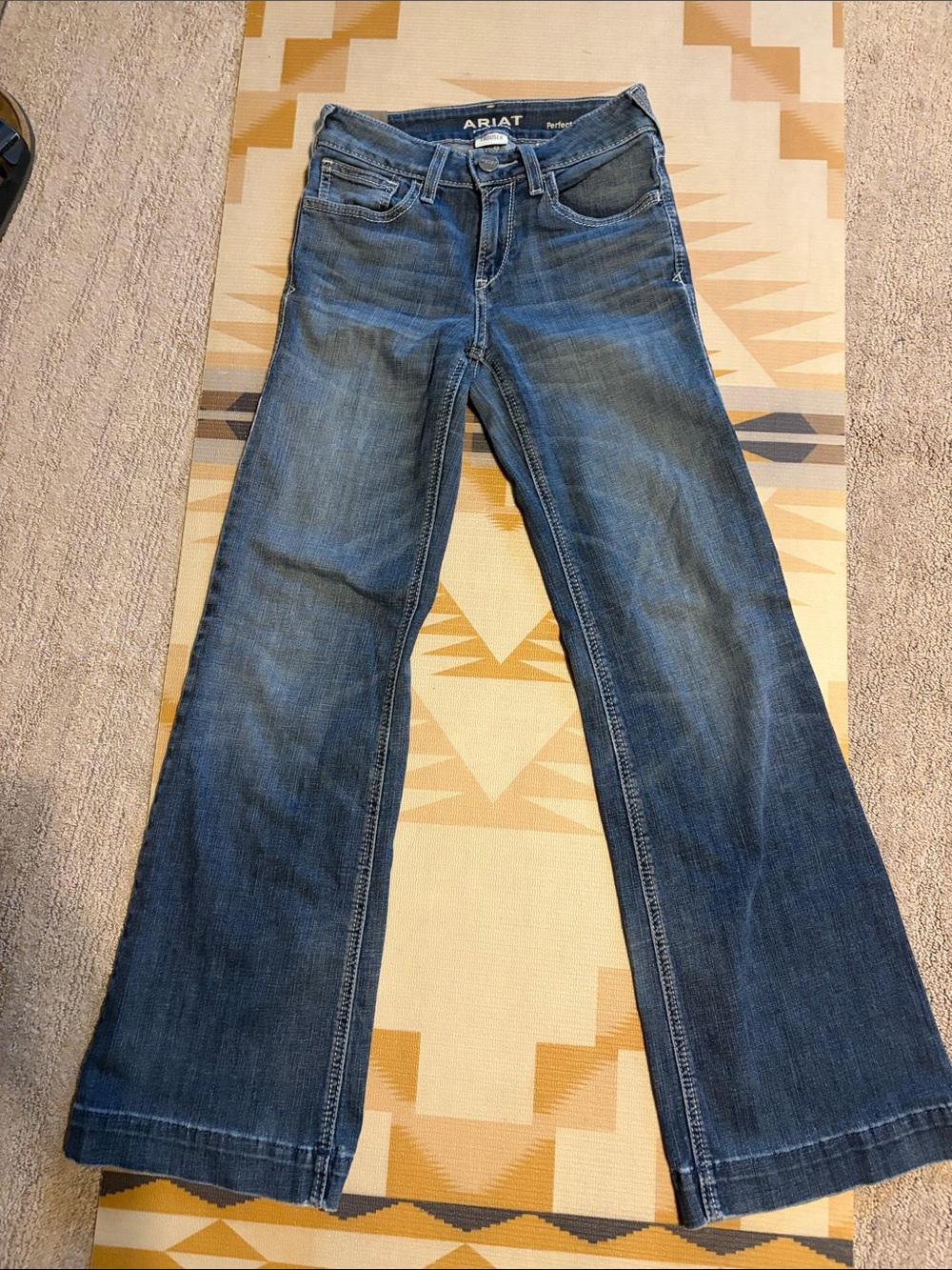 Ariat Women's Dark Blue perfect rise trouser Jeans